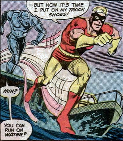johnny quick running on water