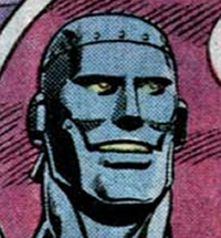 robotman's permanently smiling face