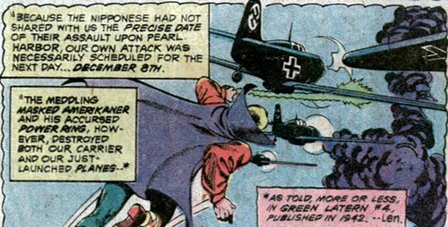 green lantern foils a german invasion