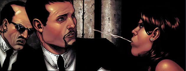 tony stark gets spat on