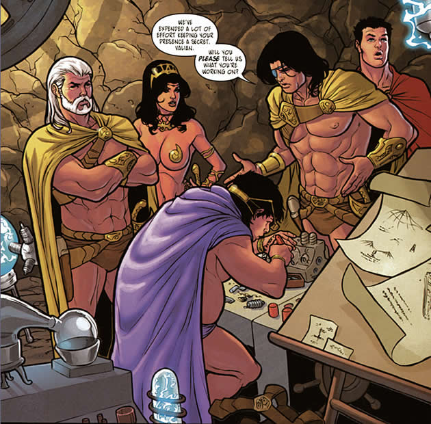 valian invents while dejah thoris and company surround him