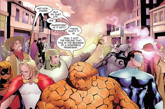 the heroes of paris, the thing and dinner