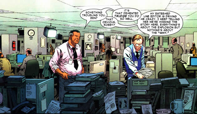 the daily bugle newsroom