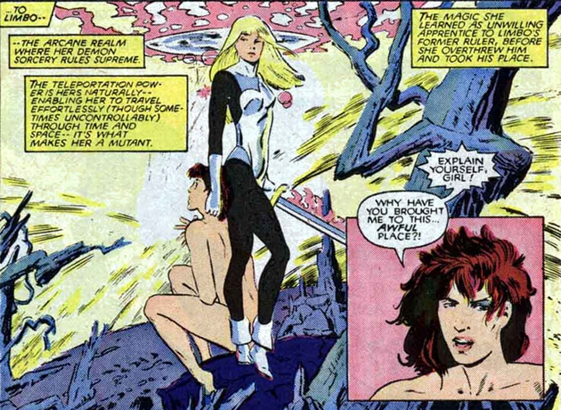 illyana transports a naked moira mctaggart
