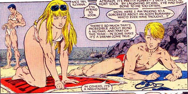 illyana in a bikini