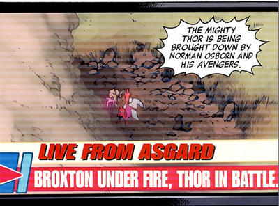 thor is taken down by the dark avengers and the u-foes