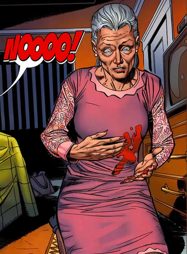 Aunt May gets shot