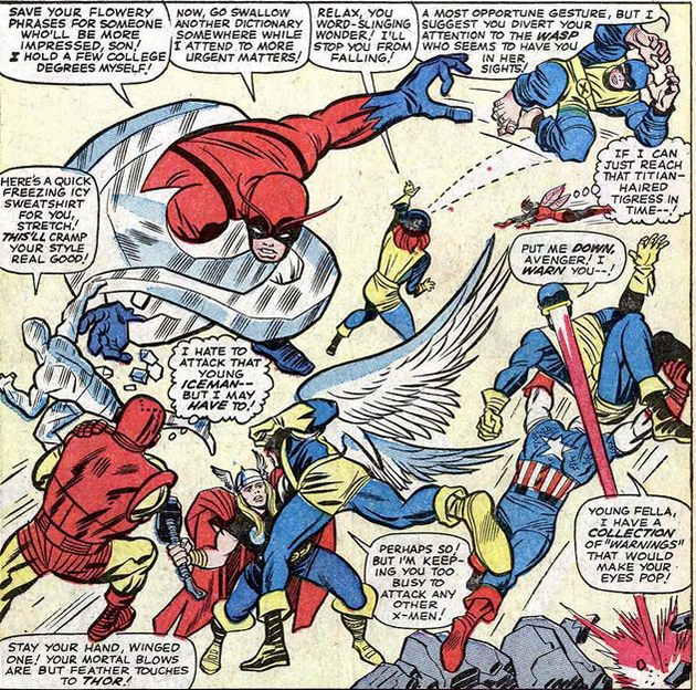 the first avengers x-men battle