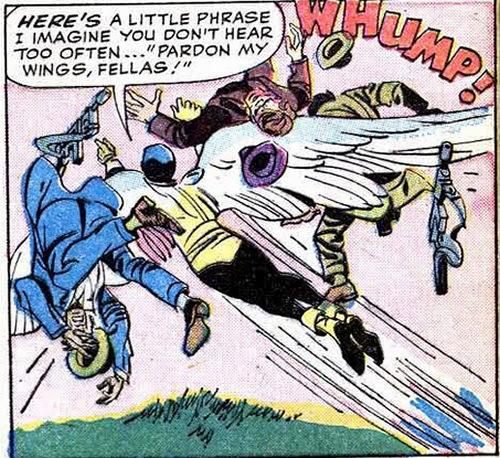 angel tackles a couple of crooks