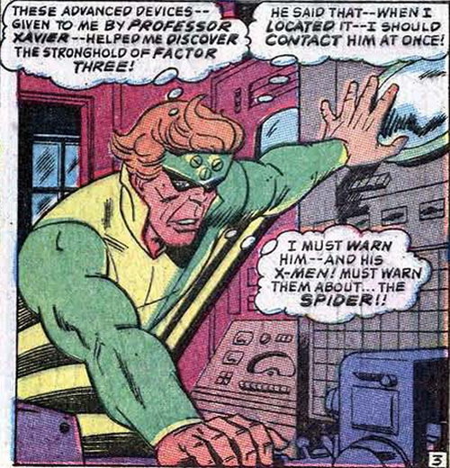 the banshee sends a message to professor x