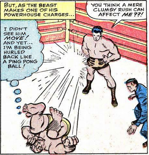 beast meets unus in the ring