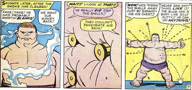 blob working in the circus