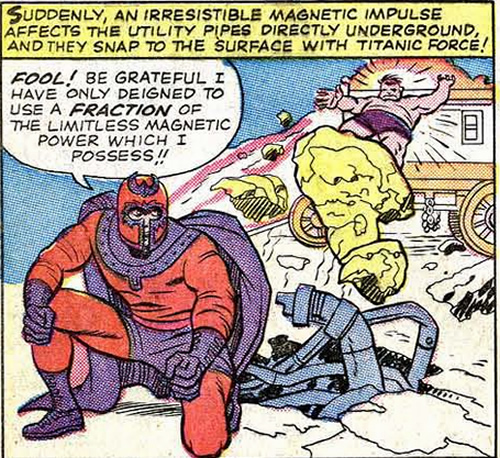 magneto lifts the blob