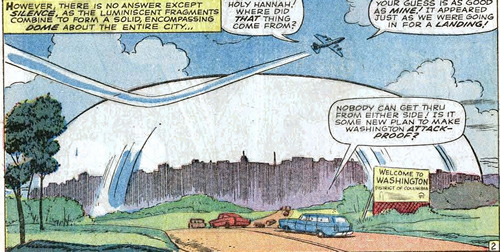 count nefaria's dome over washington d.c.