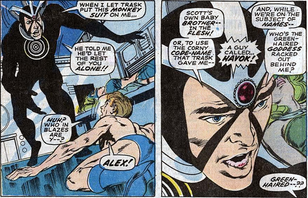 havok in his excellent new costume