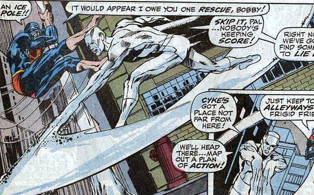 iceman saves the beast