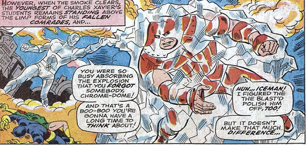 iceman puts the juggernaut on ice