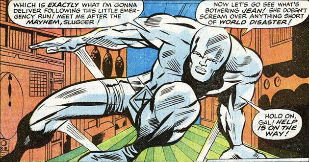 iceman looks like the silver surfer