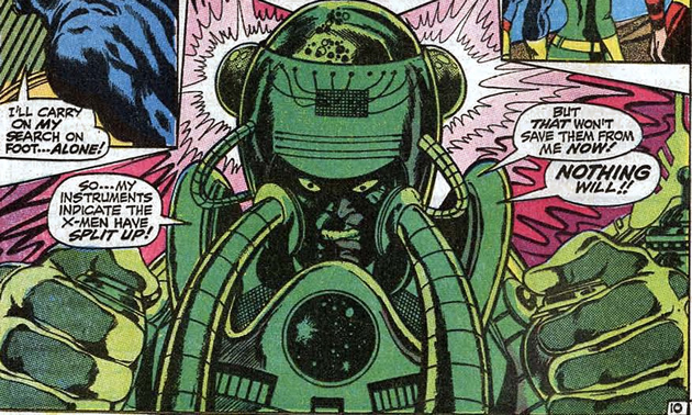 larry trask wearing his control helmet