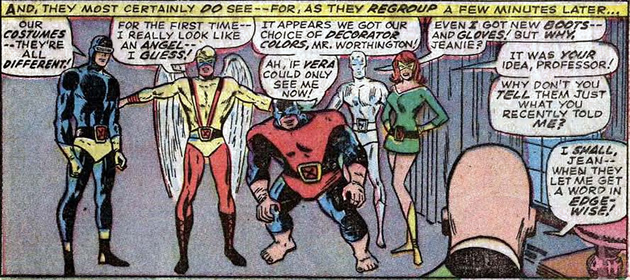 the x-men in their new costumes