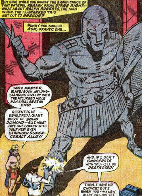 roberts creates a robot for tyrannus