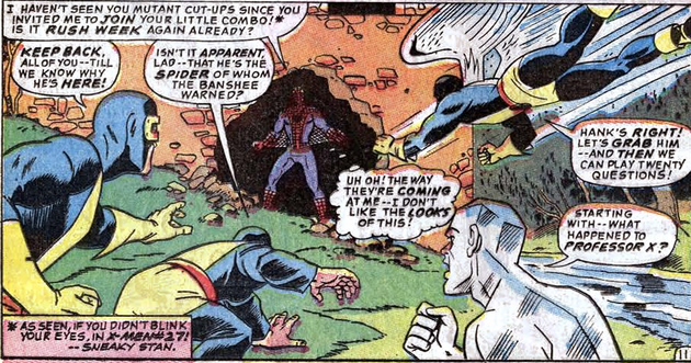 spider-man vs. the x-men