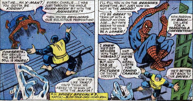 spider-man is invited to join the x-men