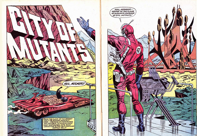 two page splash by steranko