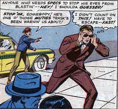 a taxi driver shouts at scott to pay for damages