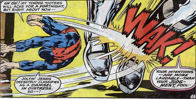 beast topples the living monolith