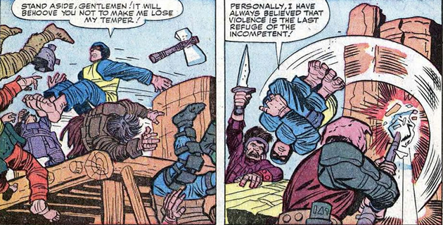 beast does an acrobatic jump