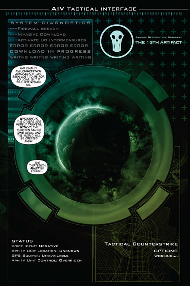 13th artifact information screen