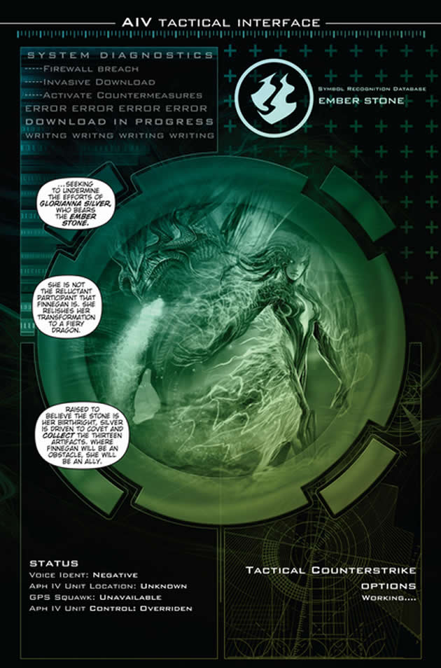 ember stone information screen