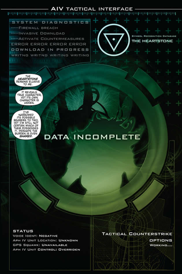 heartstone information screen