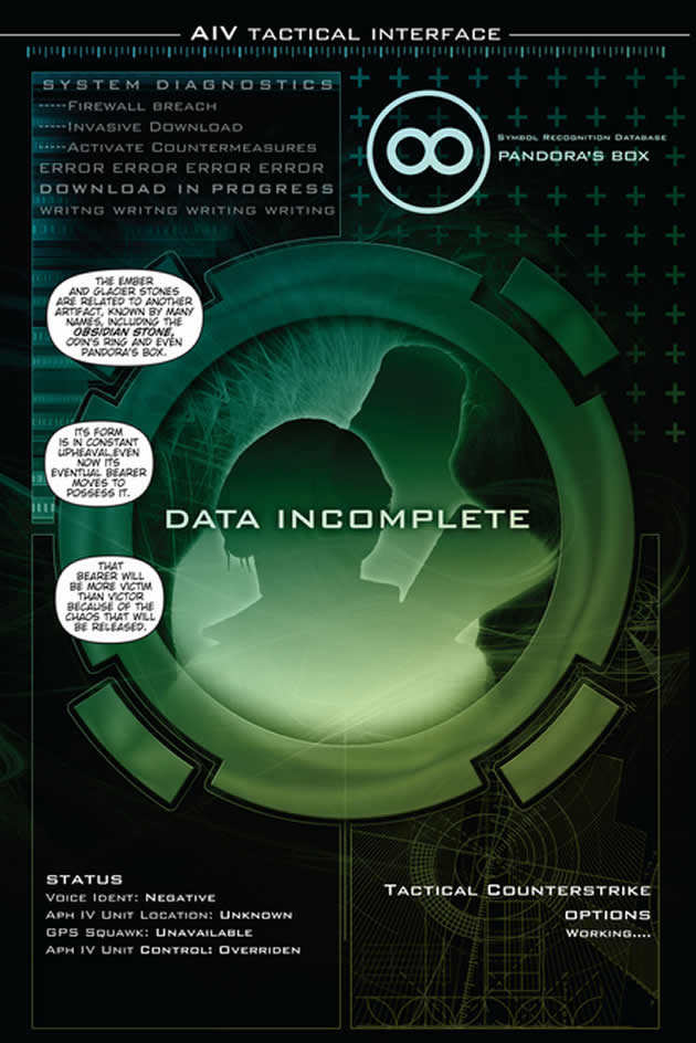 pandora's box information screen