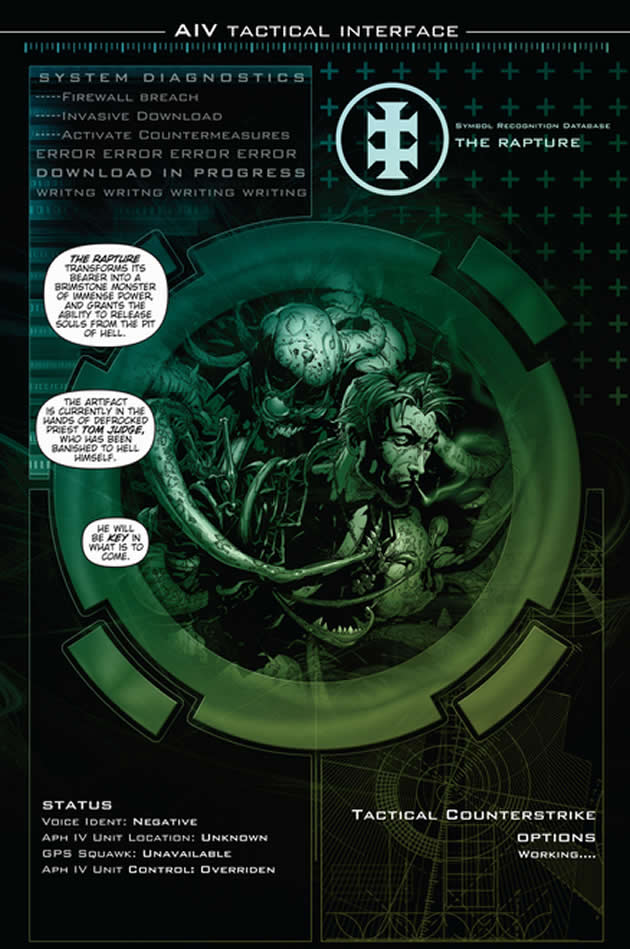 rapture information screen