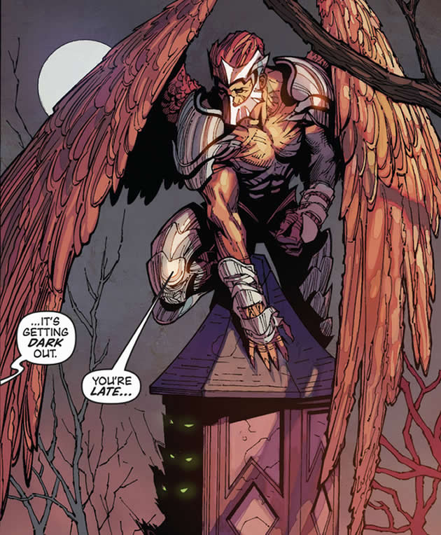 an angelus guard and a darkness guard