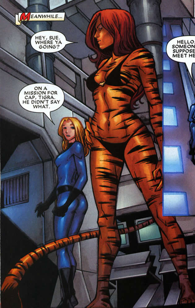 tigra strike s sexy pose