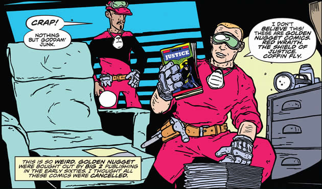steve finds a bunch of comic books