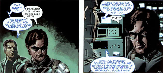 bucky refers to his mysterious past
