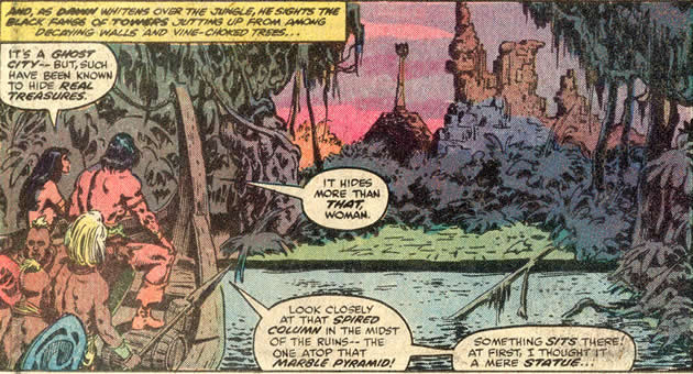 belit and crew happen upon the ruins of an ancient empire