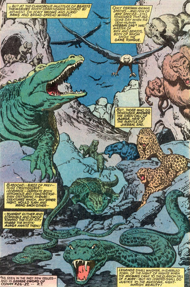 the animals of the beast king