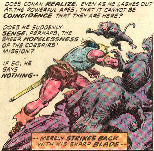 conan against the babboons