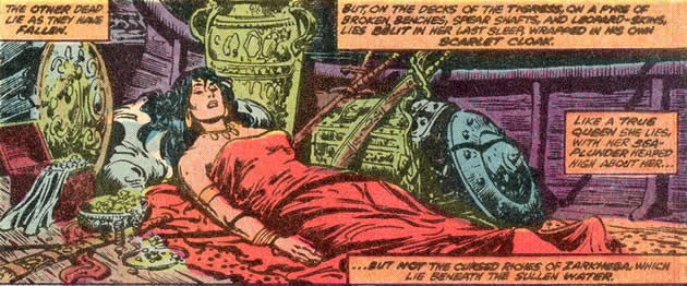 belit interred among her treasures