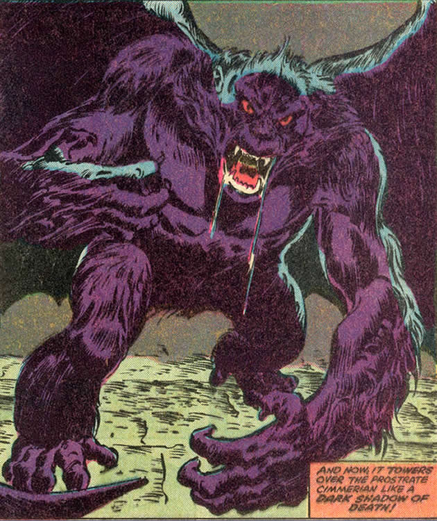 the winged foe reveals himself