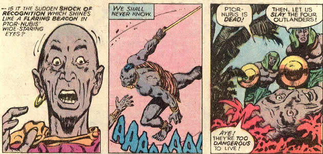 zula fights off the sorcery and kills ptor-nubis