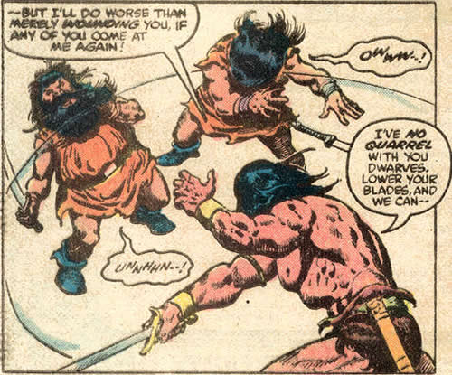 conan slays some dwarves