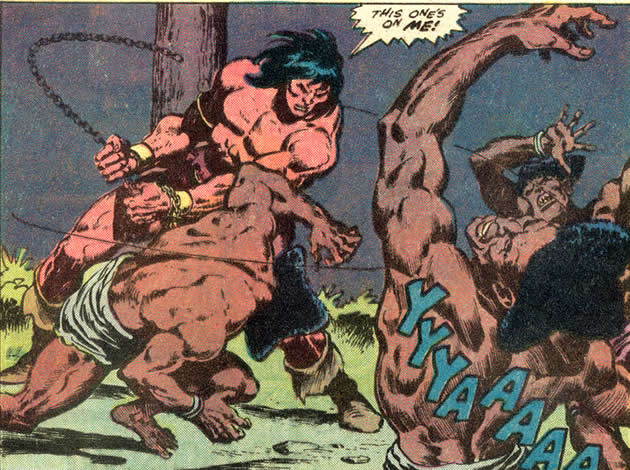 conan excapes his bonds