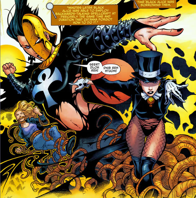 a montage of black alice