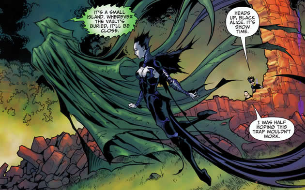 spectre and eclipso arrive for battle